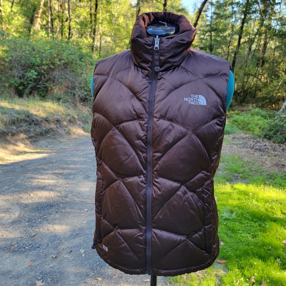 The North Face Women's Brown Puffer Vest - Medium